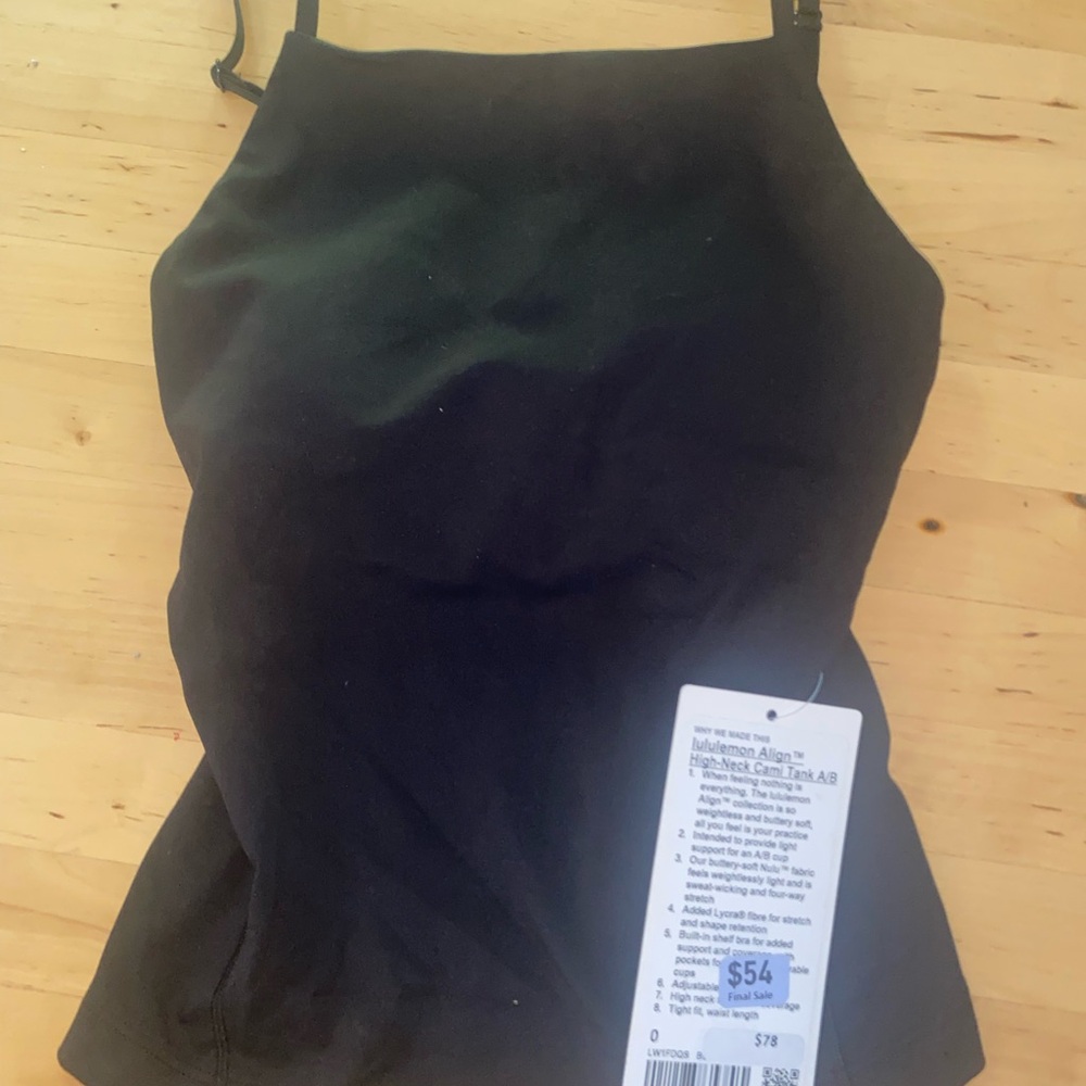 lululemon athletica Black Tank Top